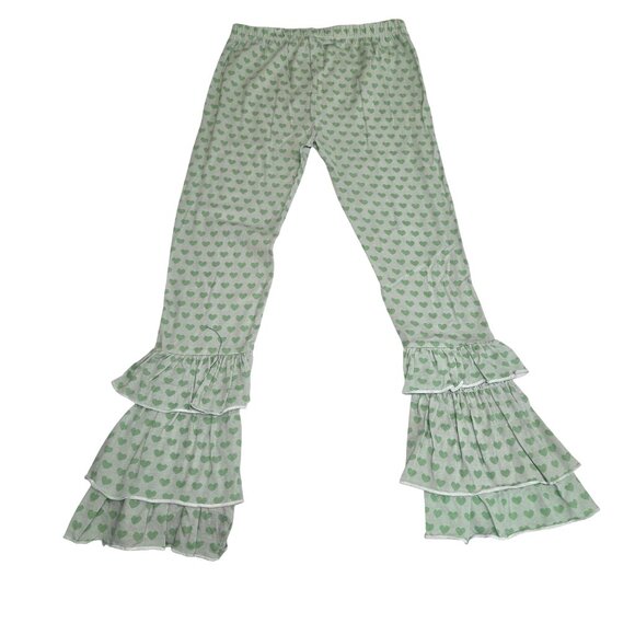 Jelly The Pug Girls Sweet Heart Ruffle Pants Size 10 3955 - Picture 3 of 8